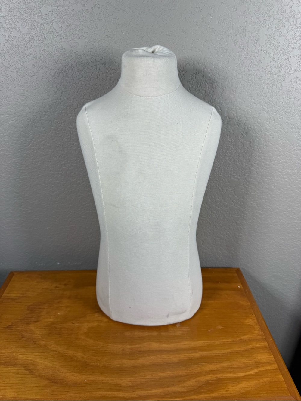 White Fabric Child’s Dress Form Torso